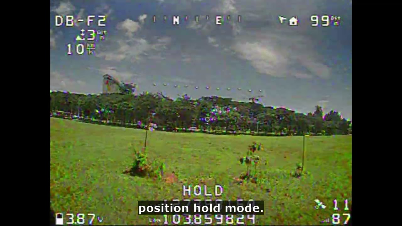 Flight Test Obsidian F2 with Poshold mode