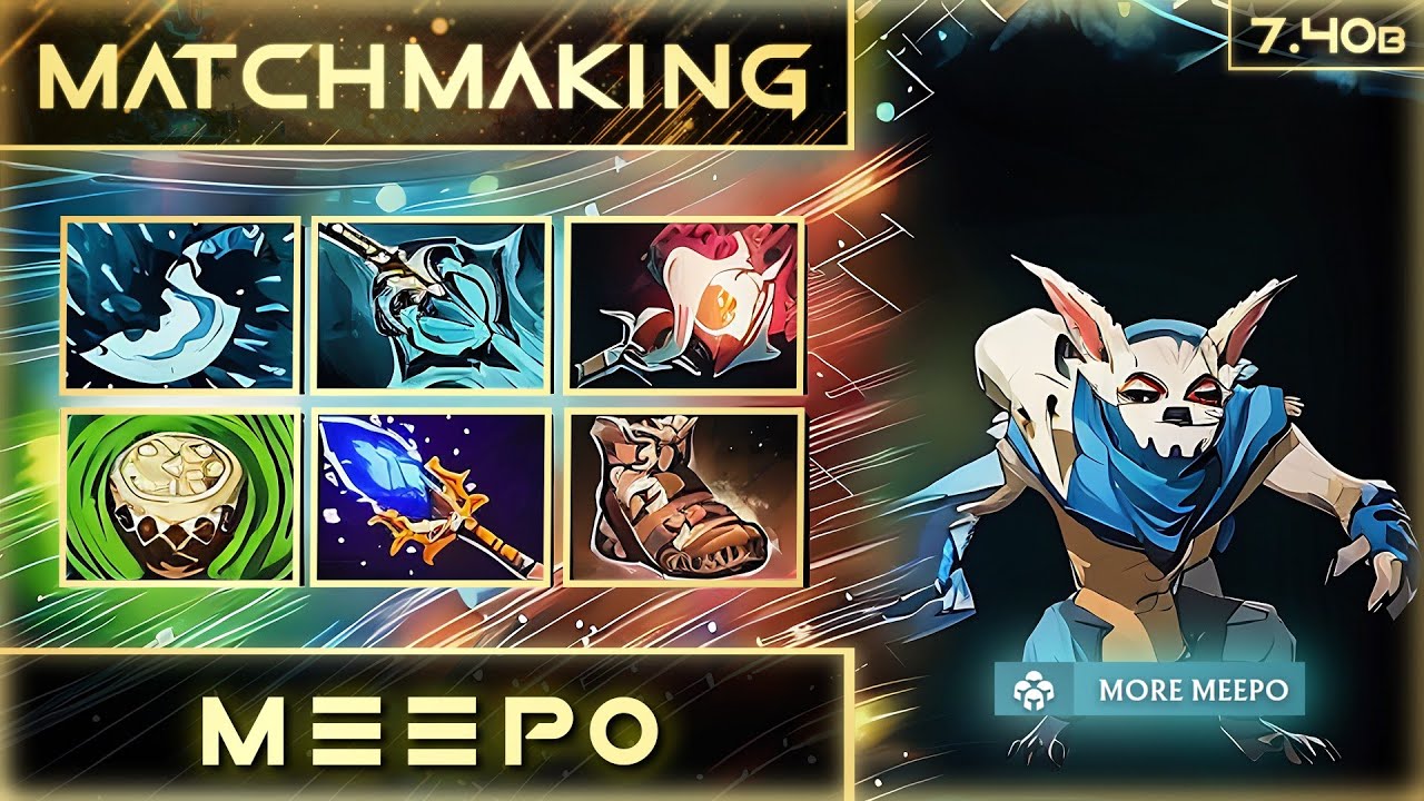 [MIDLANE] XL8 MEEPO 7.40b | #Dota2 #4K