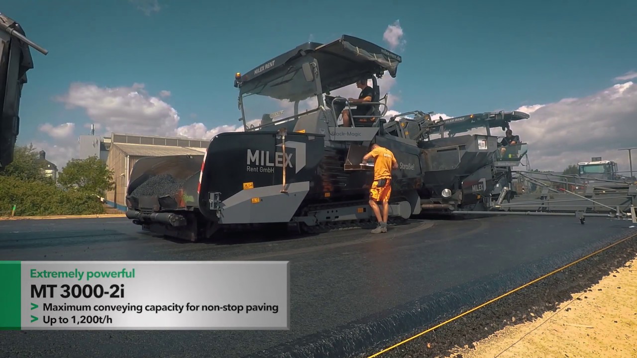 VÖGELE SUPER 2100-3i and MT 3000-2i Offset, Hamburg