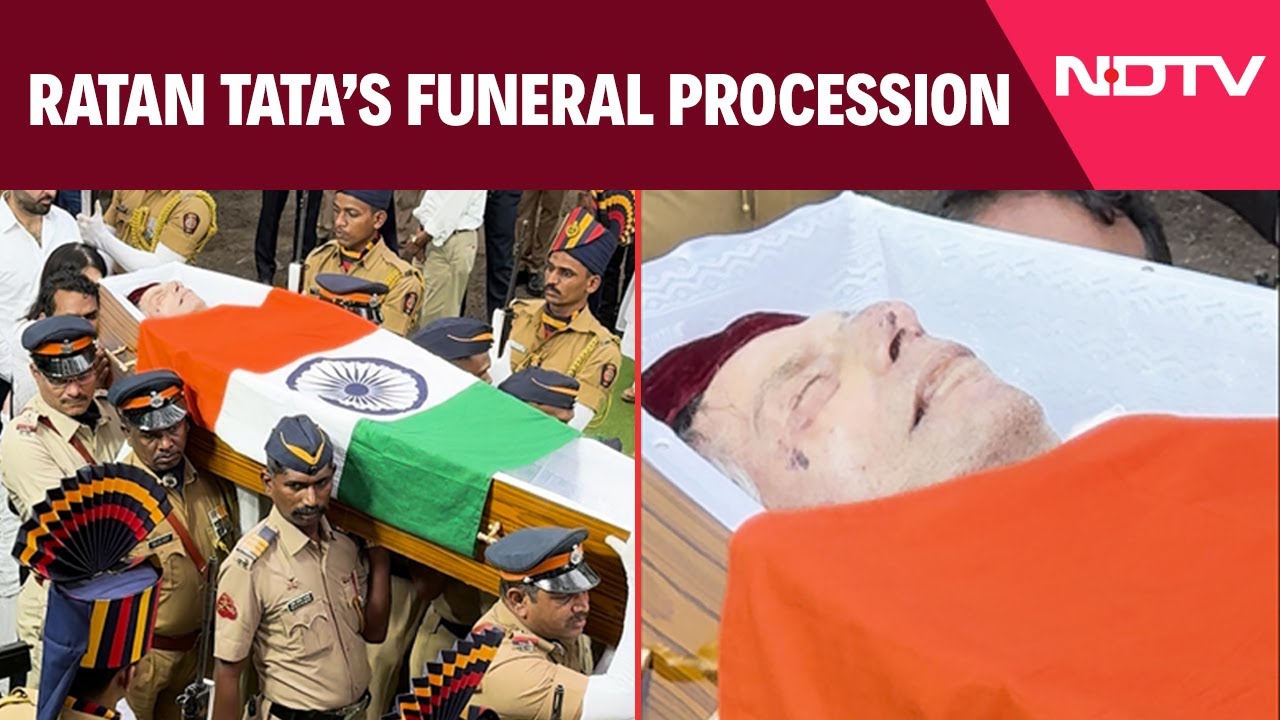 Ratan Tata Funeral | Ratan Tata's Funeral Procession, Cremation With State Honours Soon