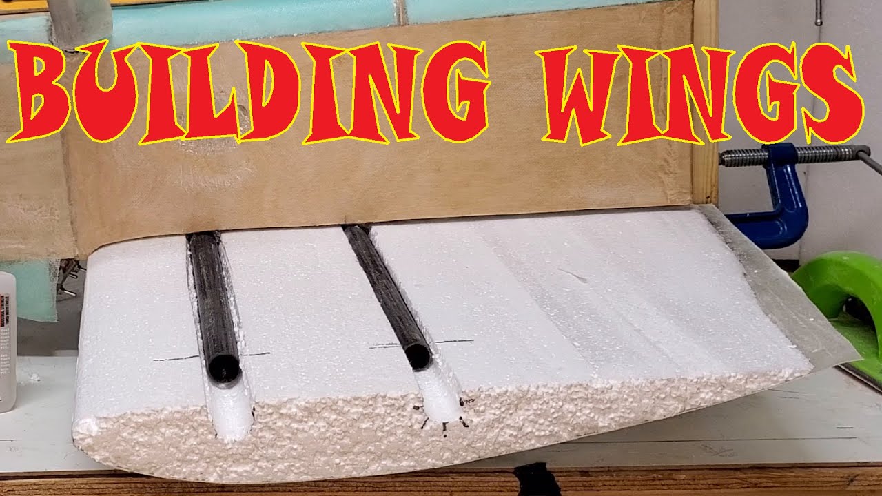 RC PLANE WING BUILDING.  Fiberglass. Episode 21