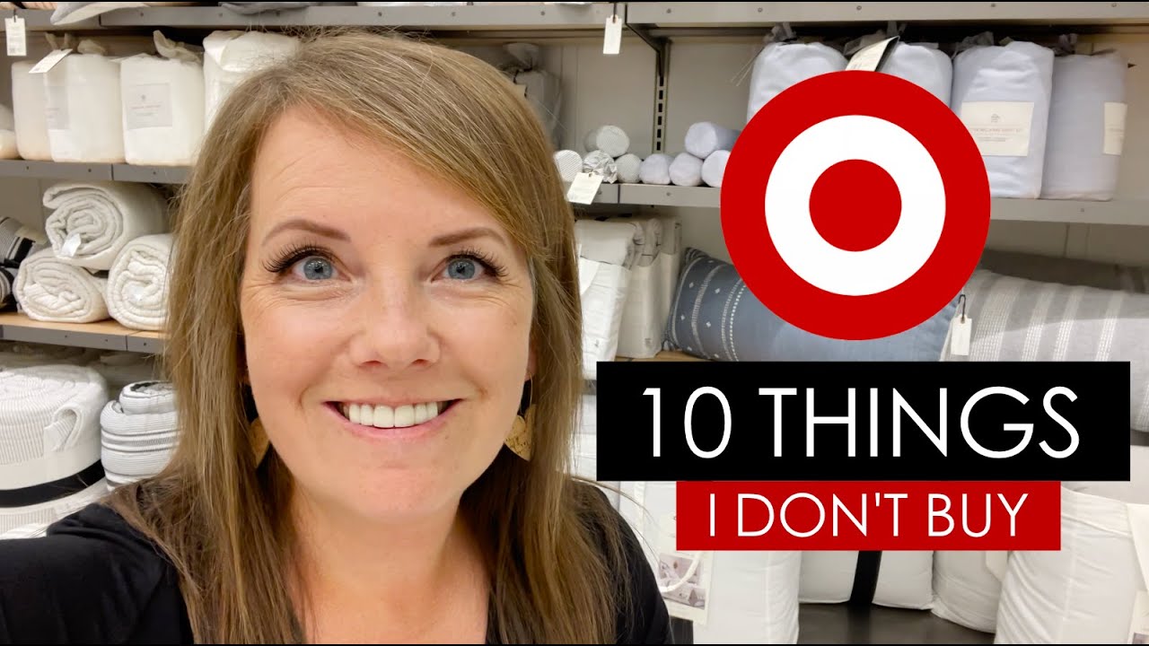 10 Things I Don't Buy at Target Anymore