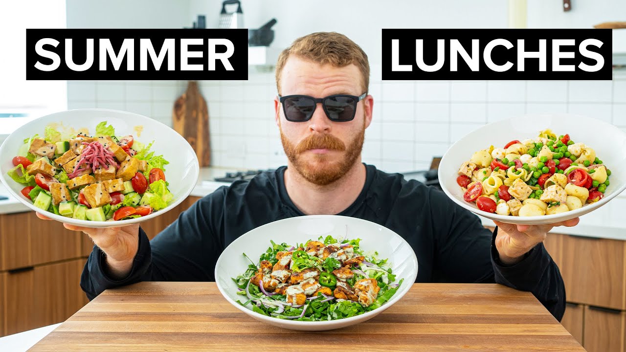Healthy Lunches for the dog days of summer.