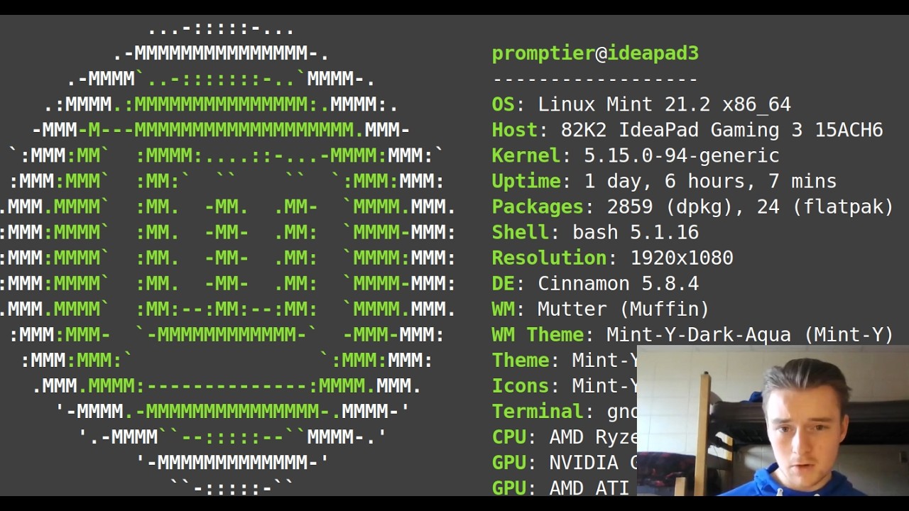 How to list hardware on linux (lscpu, lsblk, etc.), terminal shortcuts, and neovim