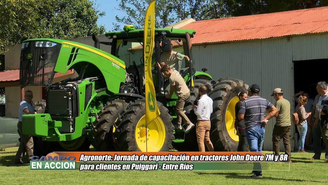 Capacitación en Tractores John Deere 7M y 8R - Jorge Pitana
