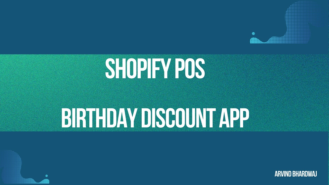 Building a Birthday Discount App for Shopify POS | Full Tutorial with Preact & GraphQL
