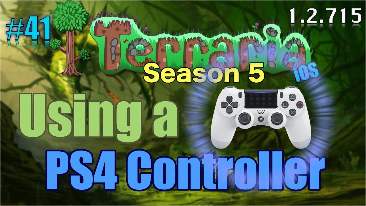 Let's Play Terraria (1.2.715) iOS/Android- Playing with a PS4 Controller! Episode 41