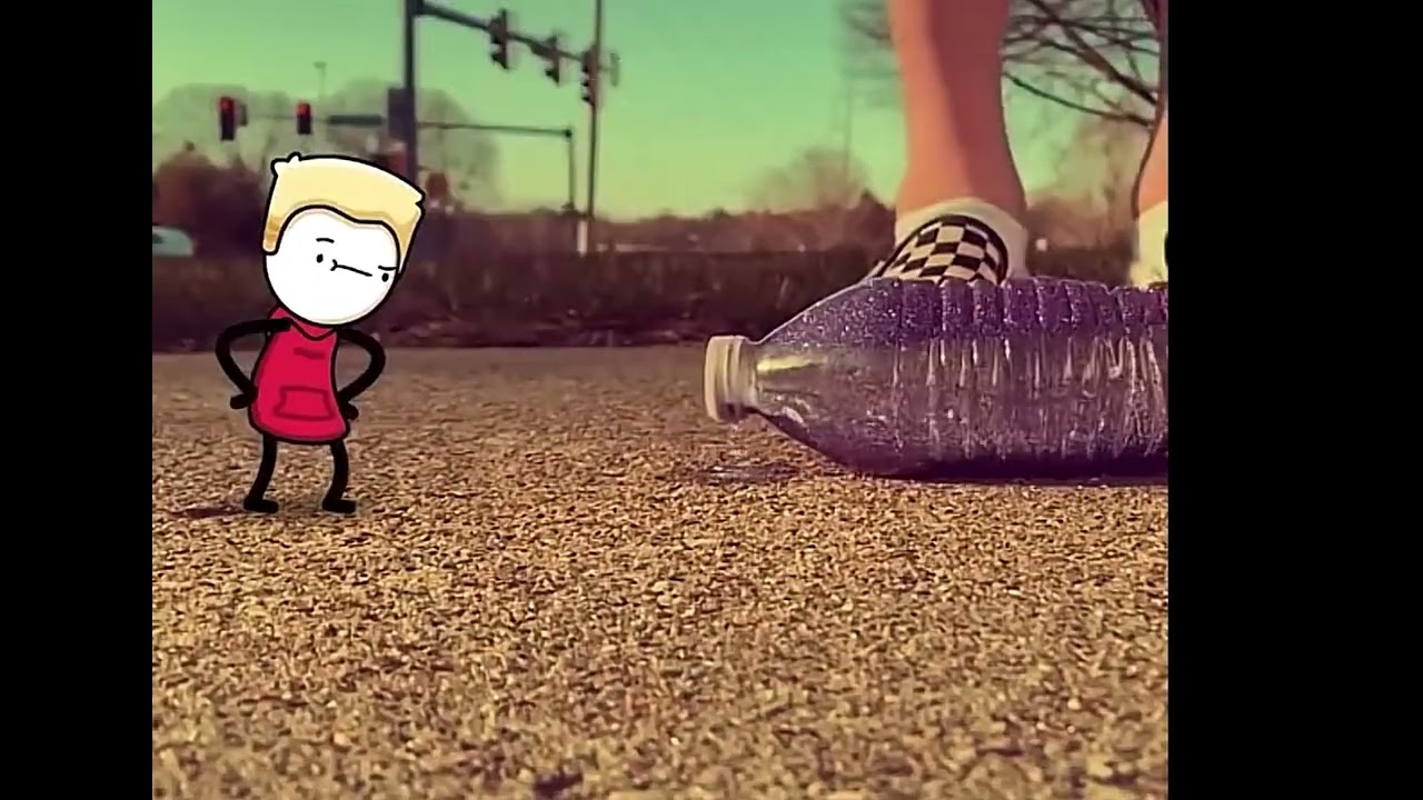 Man getting blasted