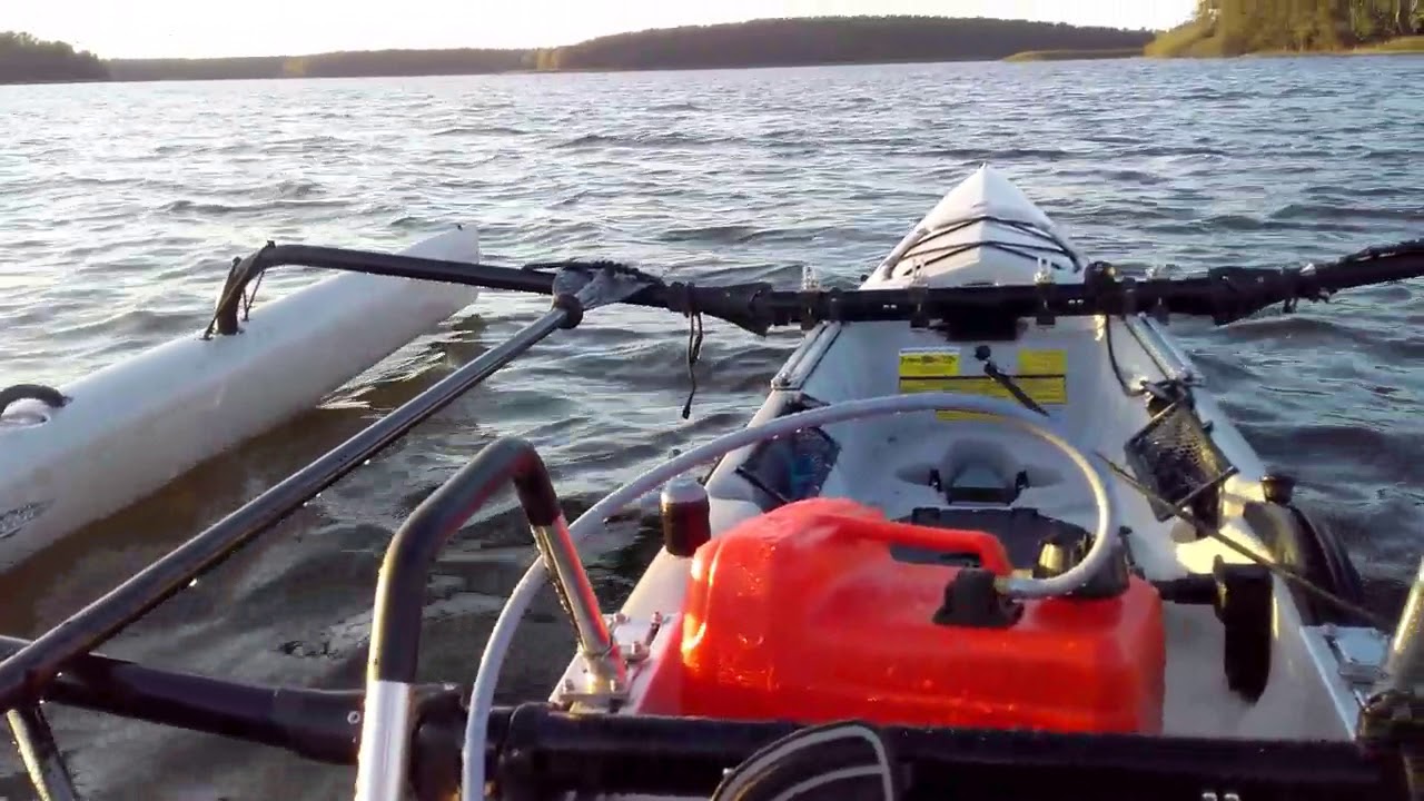 5Hp Outboard with Hydrofoil Hobie Tandem Island