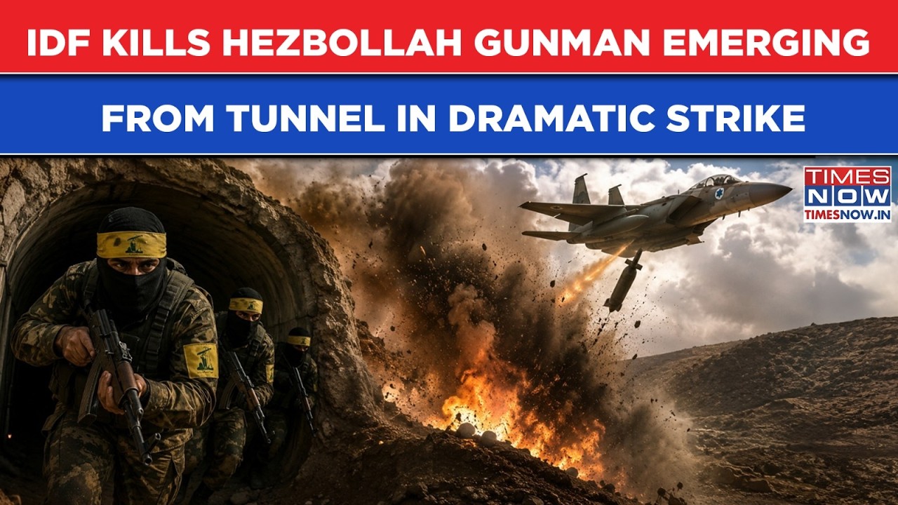 Watch IDF Kill Hezbollah Operative Emerging From Tunnel In Dramatic Strike| Chilling Lebanon Op