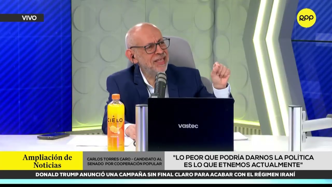 TORRES CARO CRITICÓ AL CONGRESO Y LAMENTÓ QUE EL CIUDADANO NO LE INTERESE LA POLÍTICA - RPP