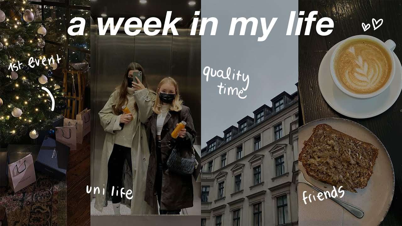 A WEEK IN MY LIFE / mein erstes event / uni / quality time / friendsgiving / Anna's Journal