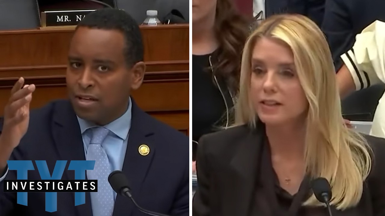 Pam Bondi SPIRALS OUT Trying To Justify The Hiring Of Pardoned Jan. 6th Rioter