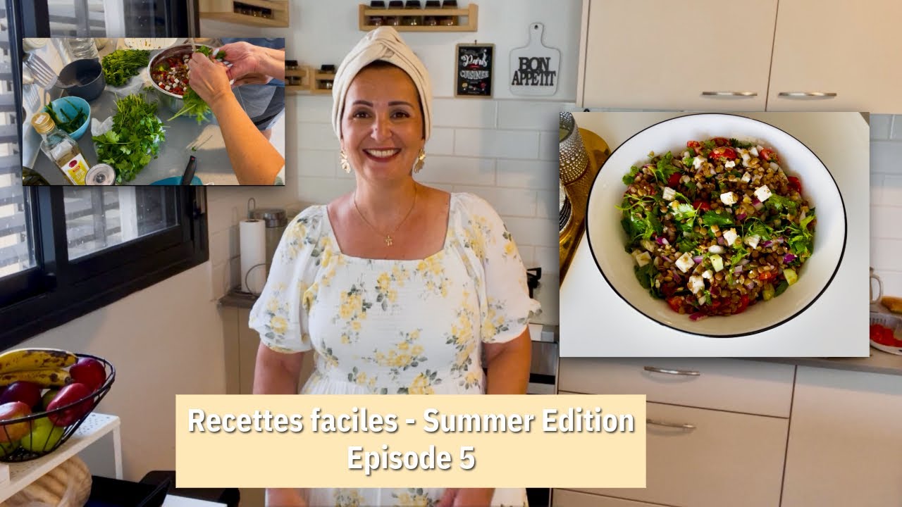 Recettes faciles Summer Édition: une salade de lentilles ultra savoureuse