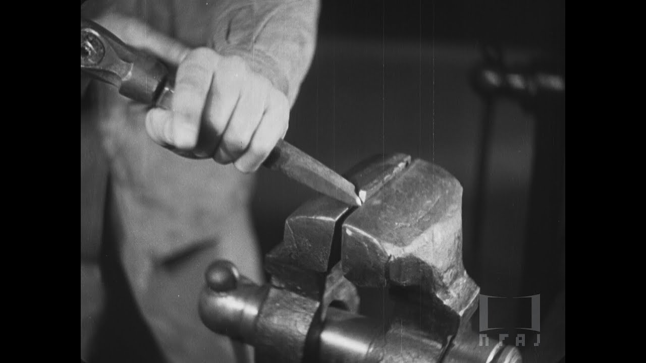 【全篇】『金工工作 たがね作業』1944年｜「フィルムは記録する」より ‘Film IS a Document: NFAJ Historic Film Portal’