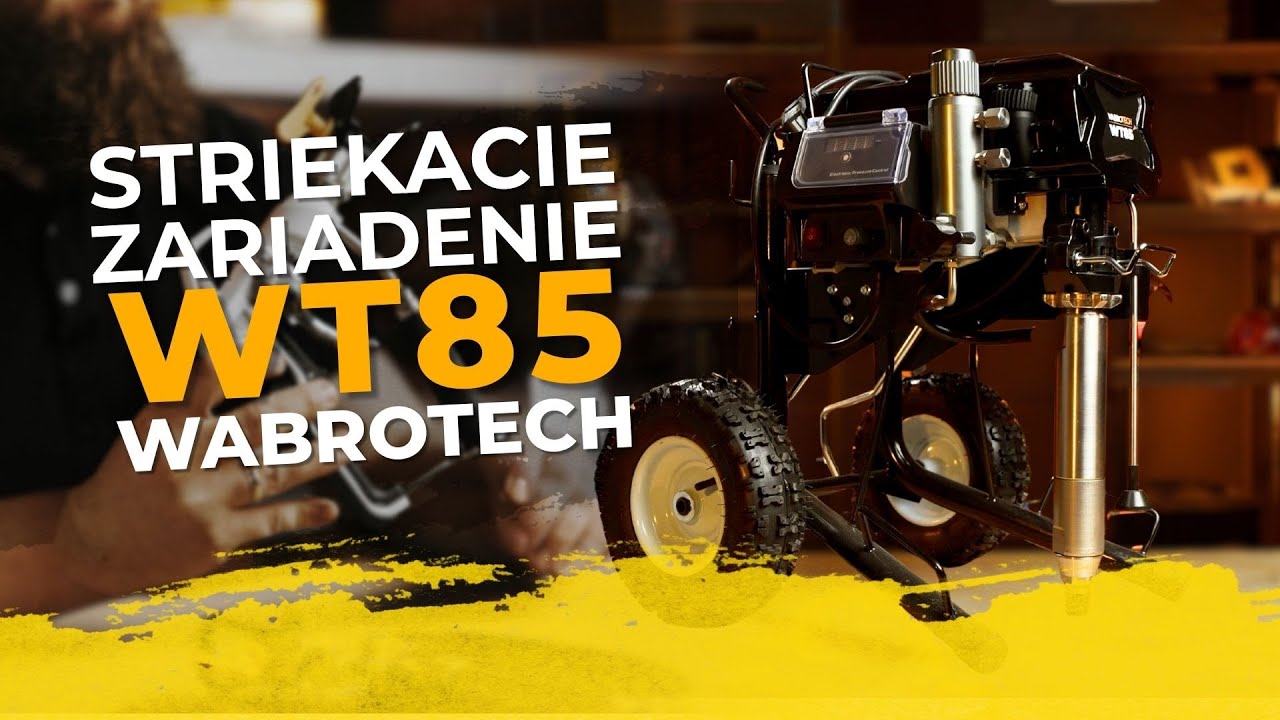 WT85 Striekacie zariadenie na štruktúrované povrchy - určené na veľké plochy | WABROTECH