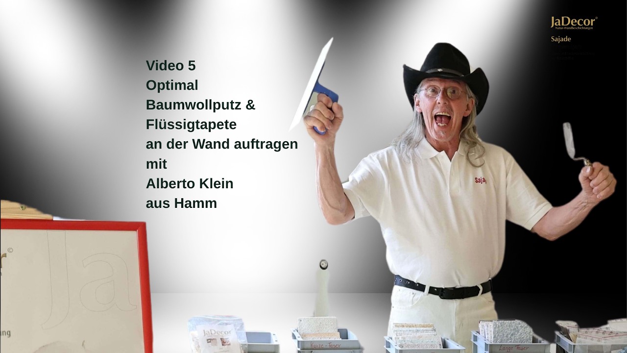 5. Baumwollputz & Flüssigtapete richtig auftragen – Praxisanleitung mit Glättkelle | JaDecor