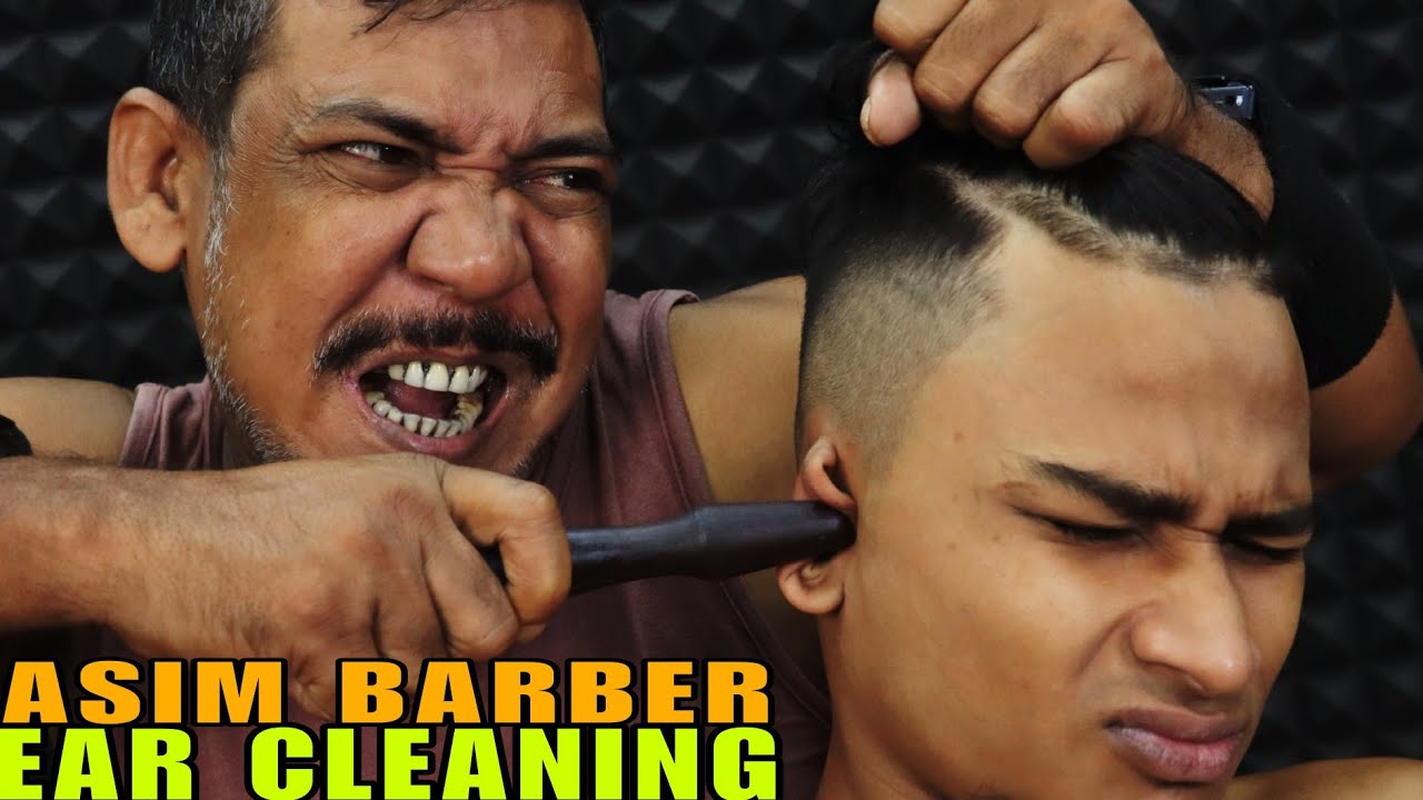 Loud Neck & Hair Cracking by Asim Barber | Head Massage & Hair Scratching | Ear Cleaning ASMR 