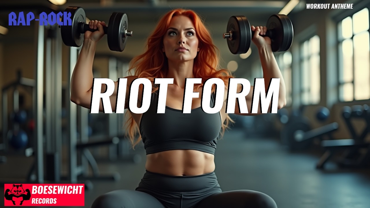 RIOT FORM 🔥 Workout Anthem | Rap Rock / Metal Edge (Visualizer)