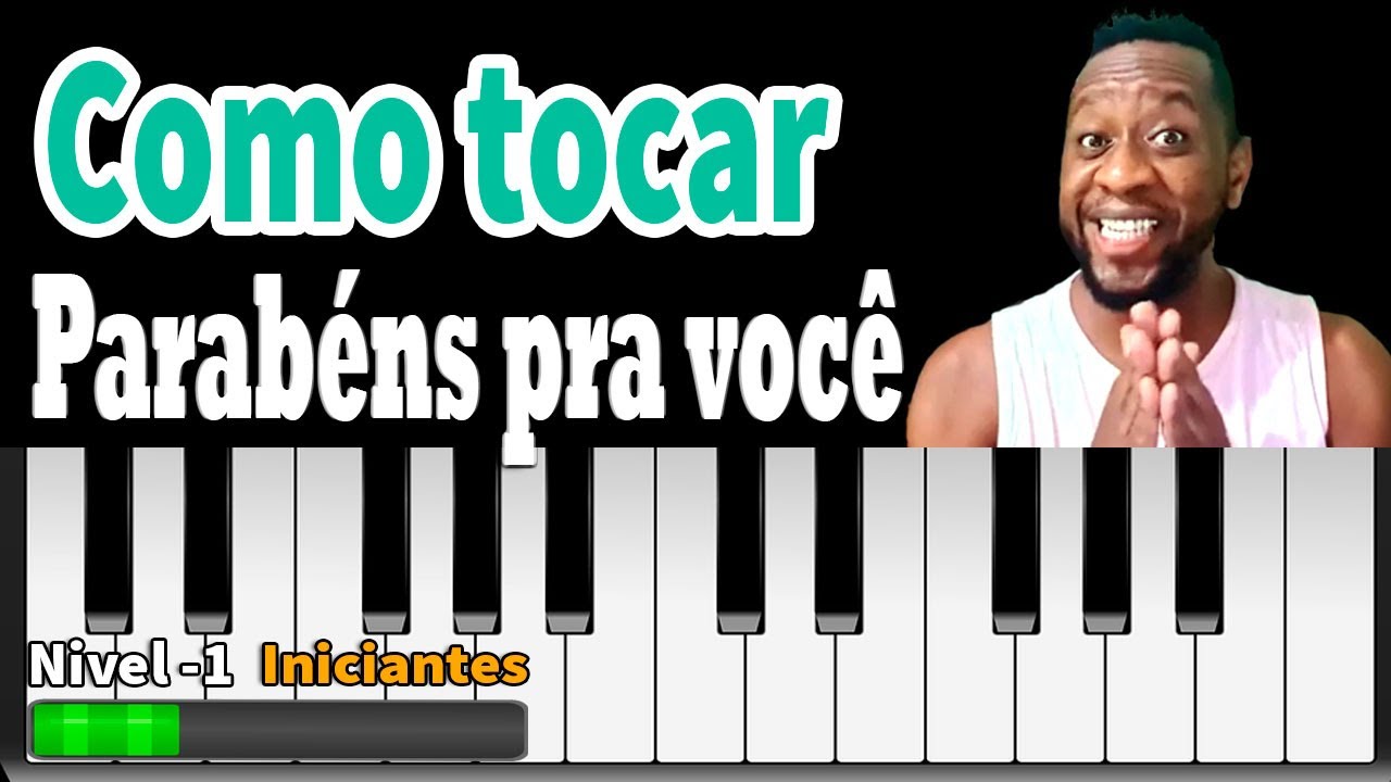 Como tocar parabéns pra você no teclado simples e fácil | Musical leizer