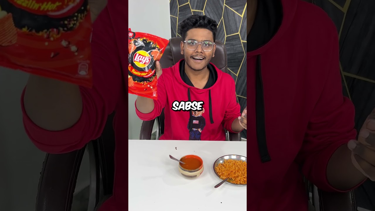 EATING ONLY RED COLOR FOOD FOR 24 HOURS - DAY 1 #shorts