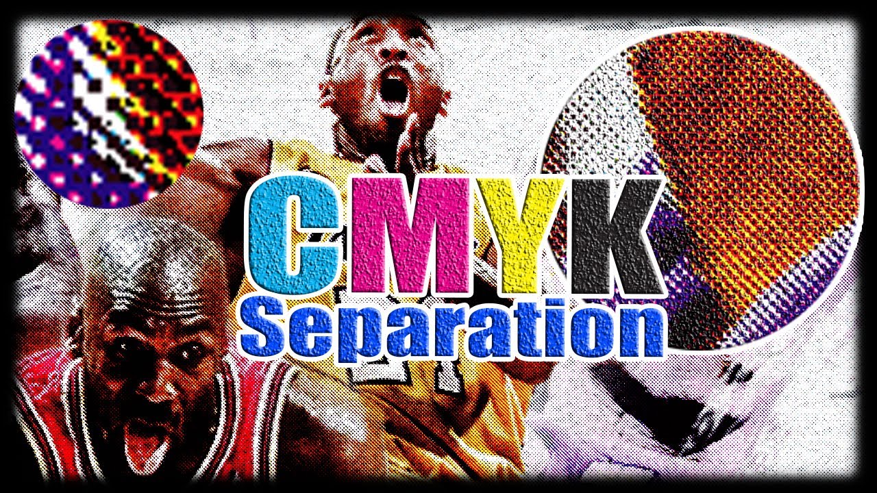 CMYK Color Separation Process 45 Angle