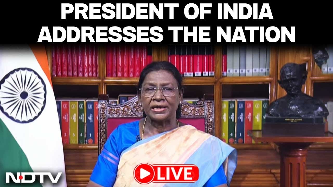President Murmu LIVE | President Droupadi Murmu Addresses To Nation
