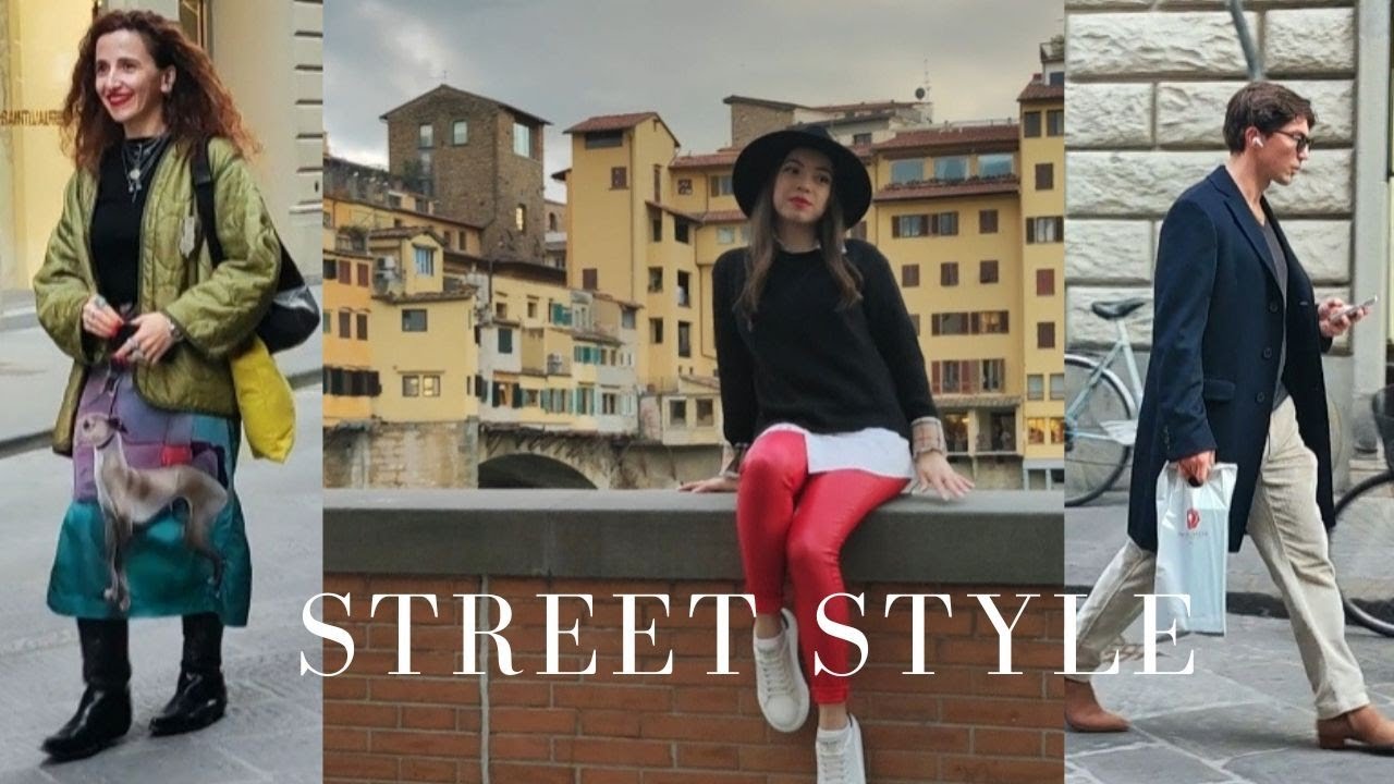 What are people wearing in FLORENCE, ITALY? Street Style #vogue #fallvibes