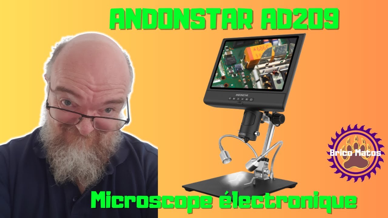 Andonstar AD209 Un microscope électronique pour de nombreuses utilisations.