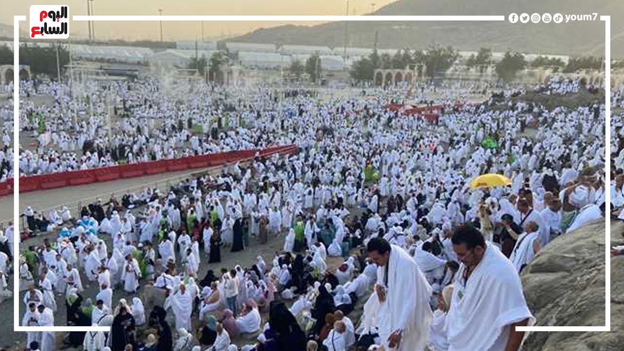 مباشر من عرفات.. الحجاج المصريون بخير ودقائق وتبدأ النفرة للمزدلفة