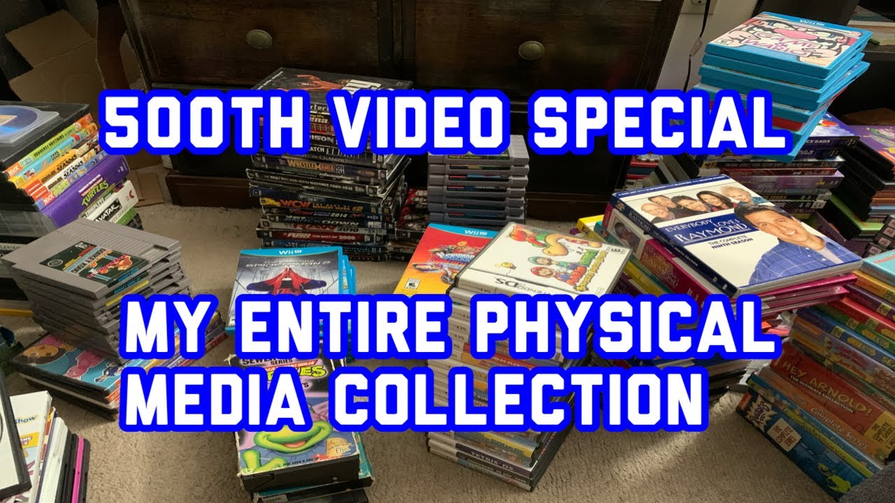 My 500th Video Special: My Entire Physical Media Collection of 2022