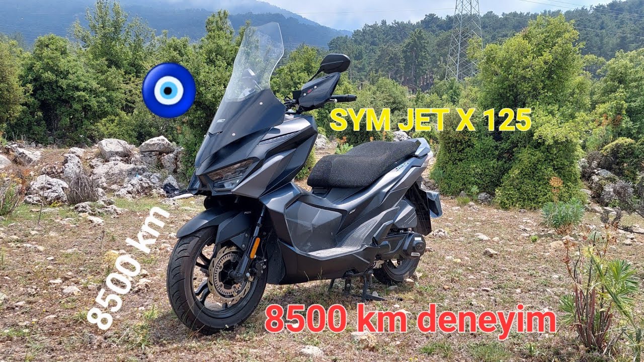SYM Jet X ile 8500 km