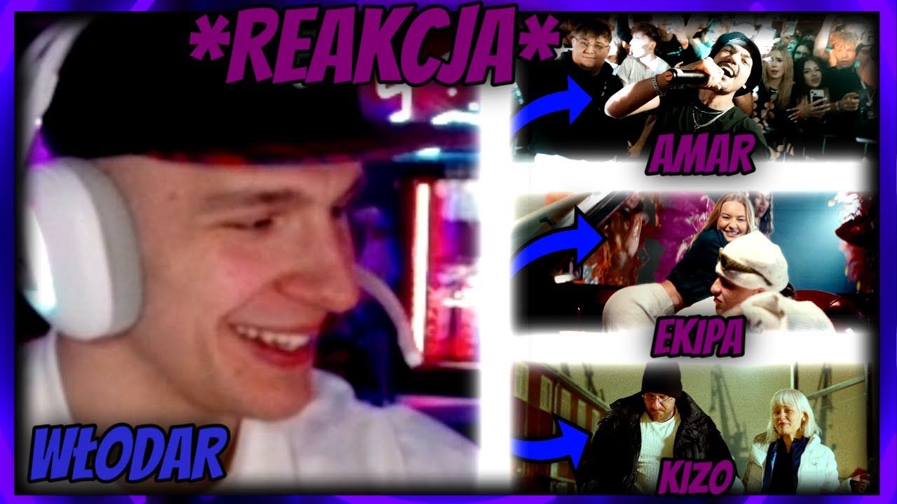 WŁODAR | Reakcja Na Amar - PEDICURE, EKIPA - VINI JR i Kizo ft. Faustyna Maciejczuk - CALI W ZŁOCIE