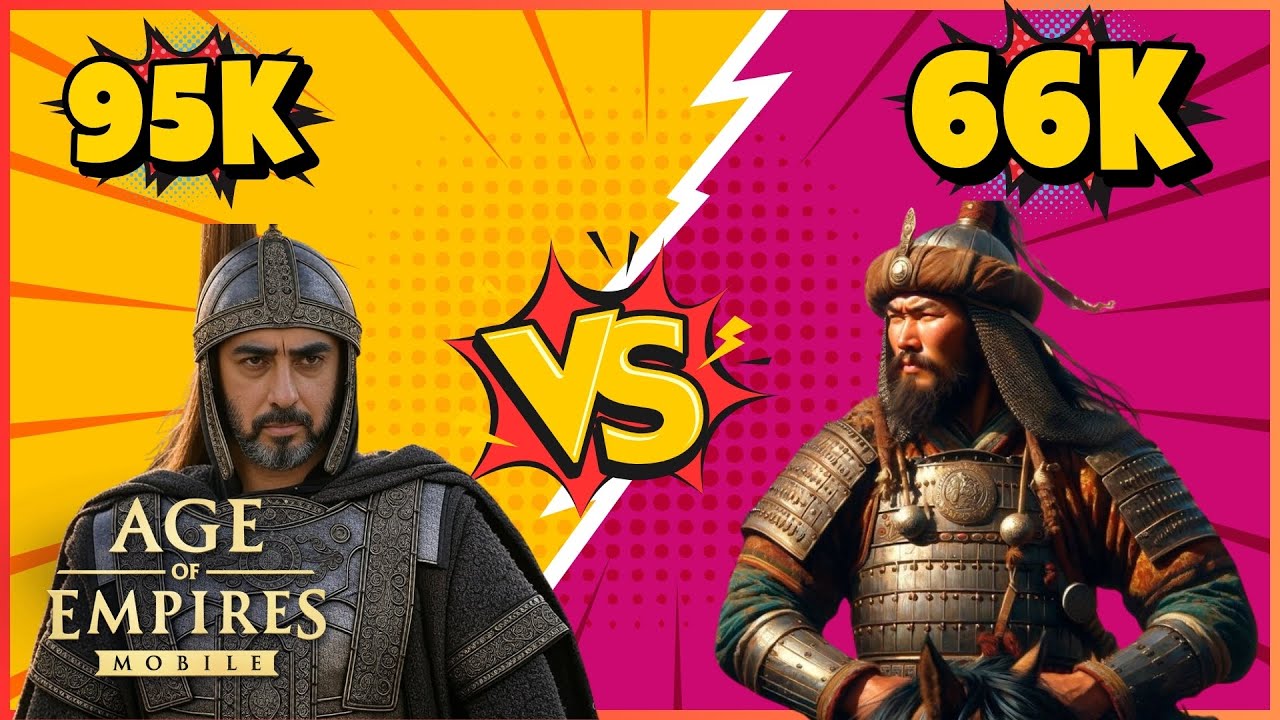 KRALLIK 95 VE KRALLIK 66 KVK SAVAŞI - HER ANI AKSİYON/Age of Empires Mobile