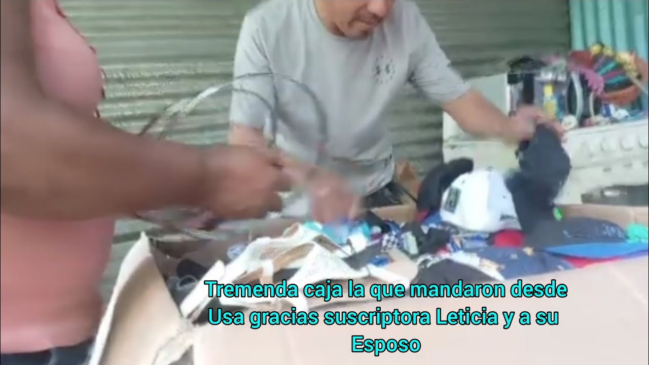 Tremenda caja la que mandaron desde usa gracias suscriptora Leticia y su esposo 