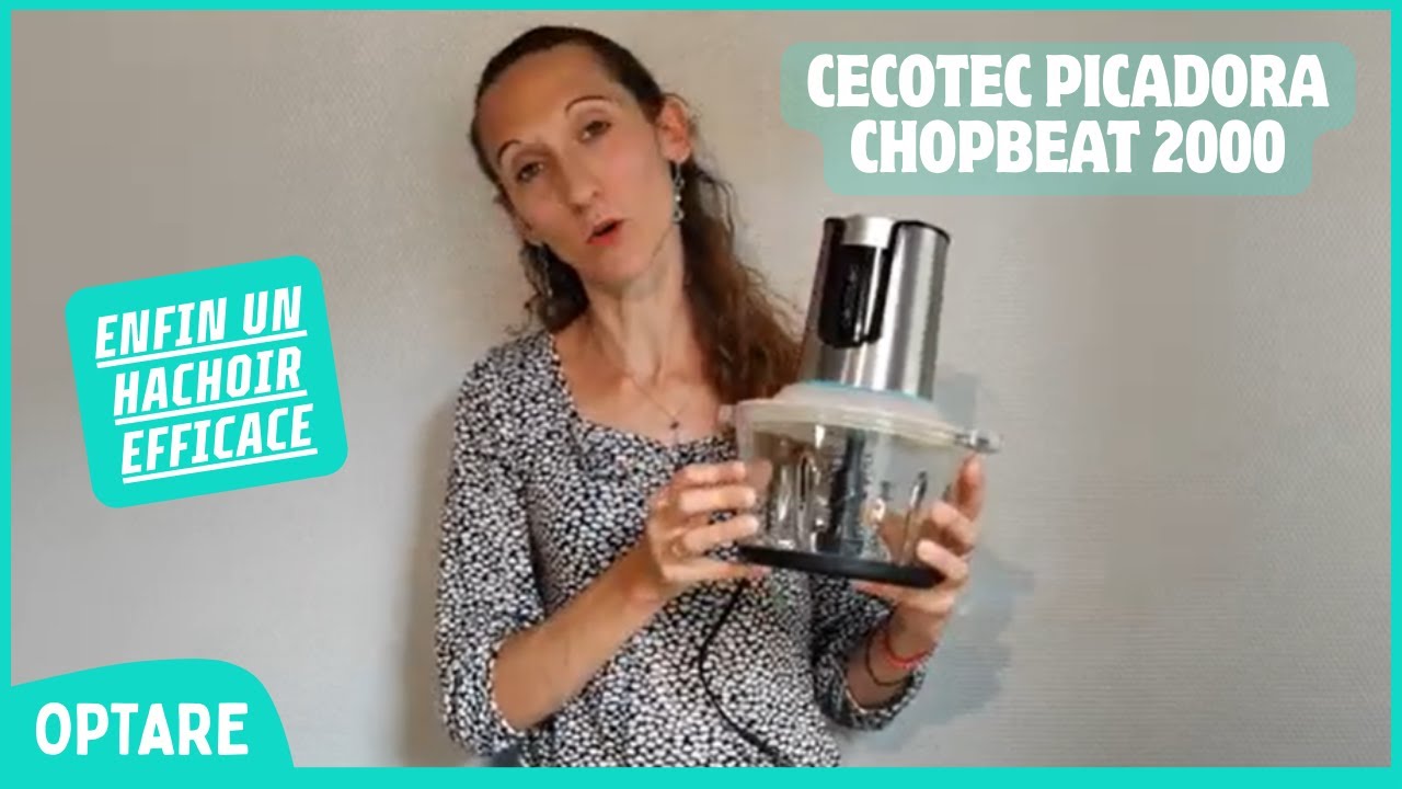 Test du Hachoir Électrique Cecotec Picadora ChopBeat 2000 Delhi Glass | Performance et Précision
