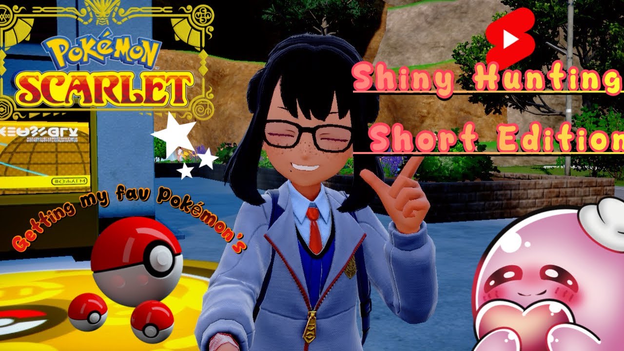 Pokemon Scarlet Shiny Hunting All The Starters + Masuda Hunt #shorts #shinypokemon