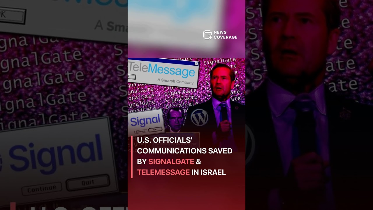 SignalGate and Israeli Tech: U.S. Officials' Communications Archived via TeleMessage #politics