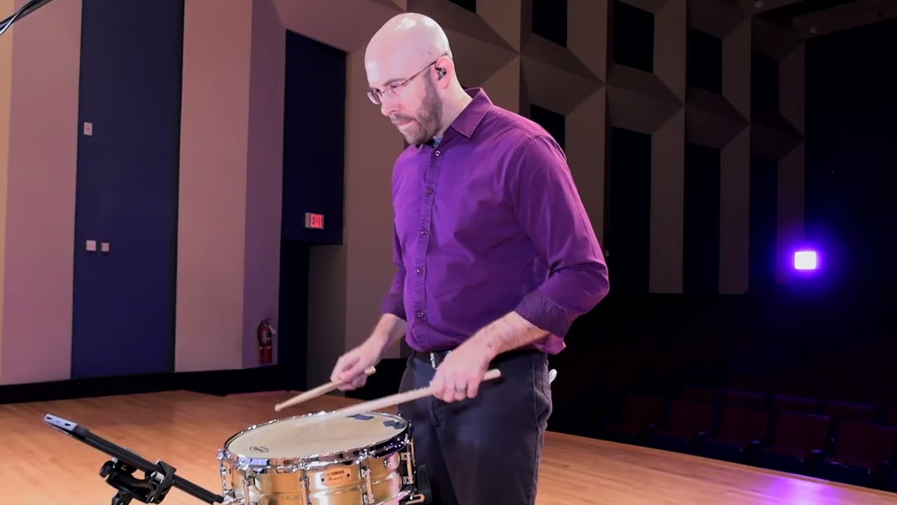 TMEA 2022-2023 Snare Etude with Jam Track, Dr. Brad Meyer (performer)