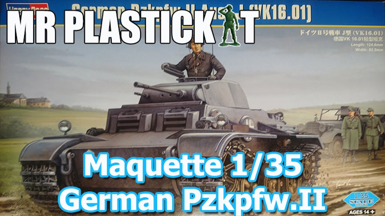 Maquette HOBBY BOSS 1/35 : Char allemand PzKpfw.II Ausf.J VK 1601