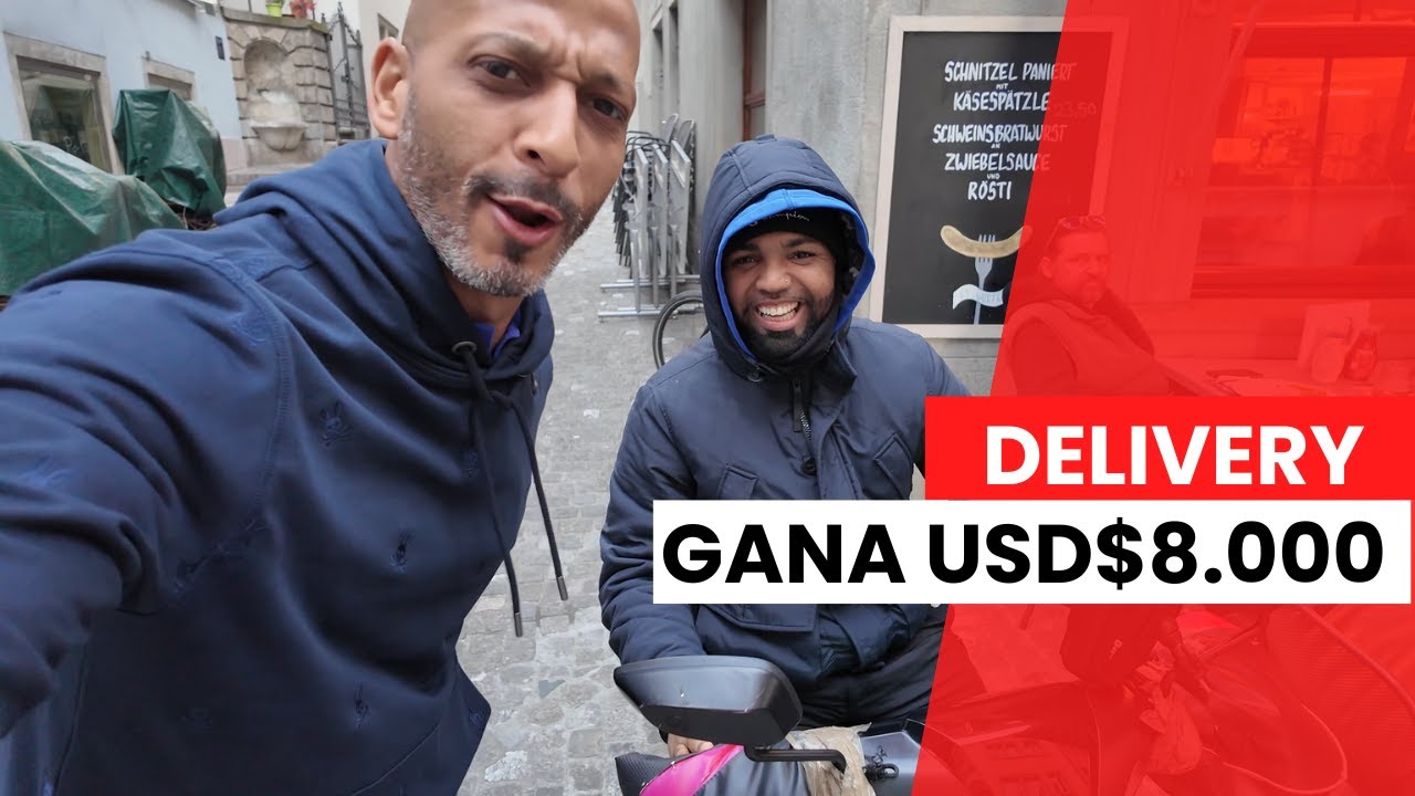 ¡Me Perdí en Suiza! 😱 Dominicano GANA $8000 como Delivery y Pruebo Comida Típica 🇨🇭🍲