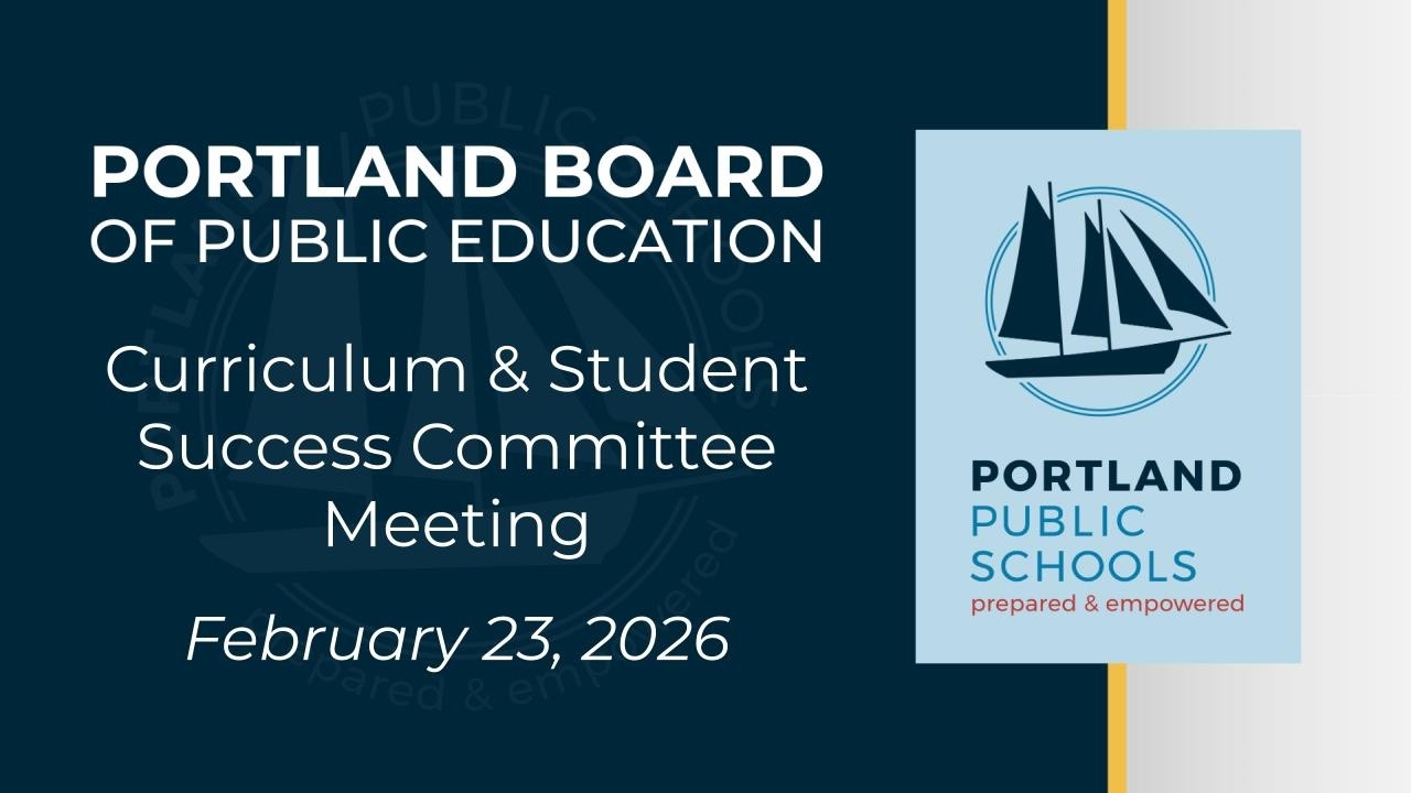 February 23, 2026 Curriculum & Student Success Committee Meeting