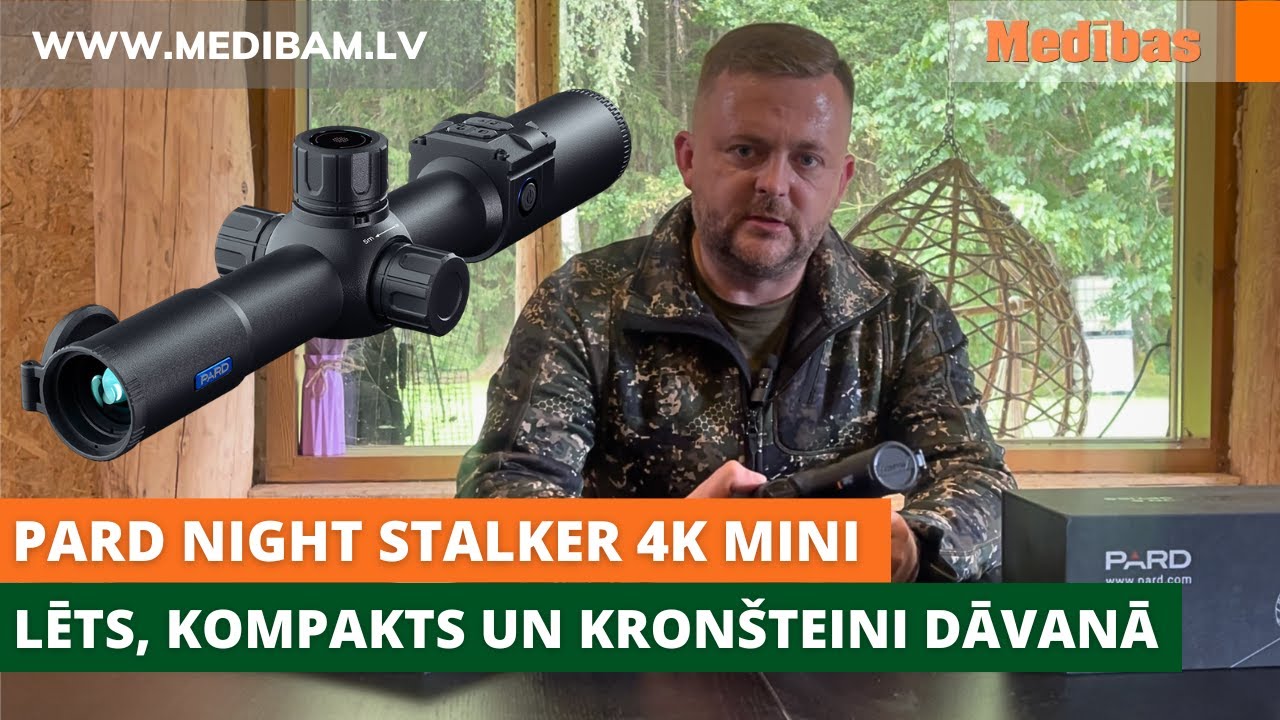 Ko spēj Pard Night Stalker 4K MINI? Lēts, kompakts, kronšteini dāvanā