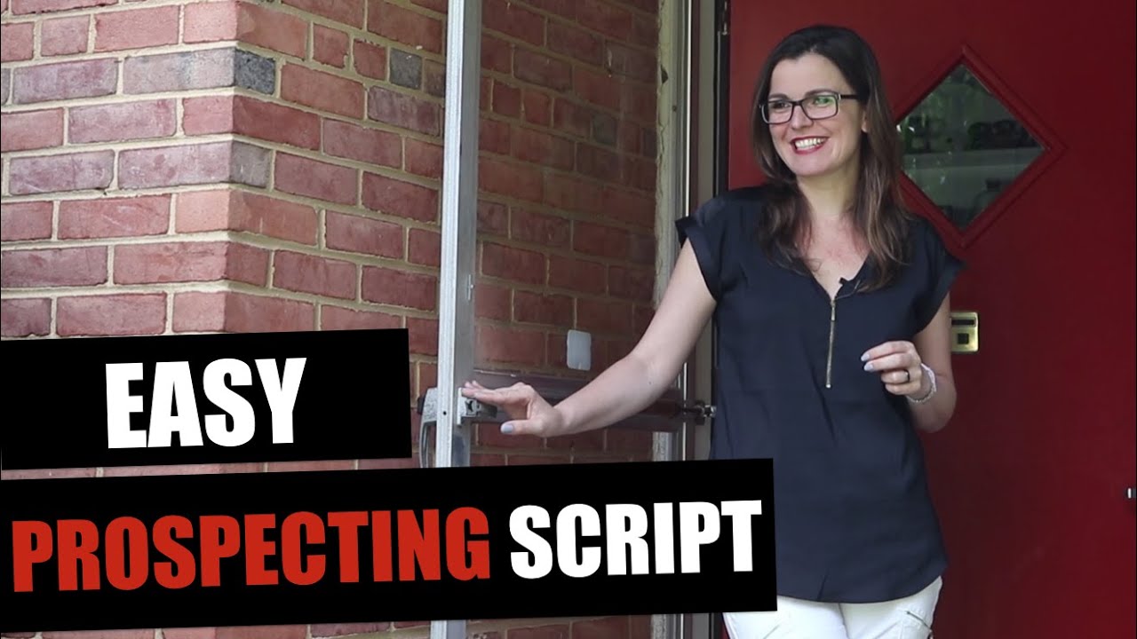 Door Knocking Script For Real Estate Agents: Lead Generation Prospecting Tip