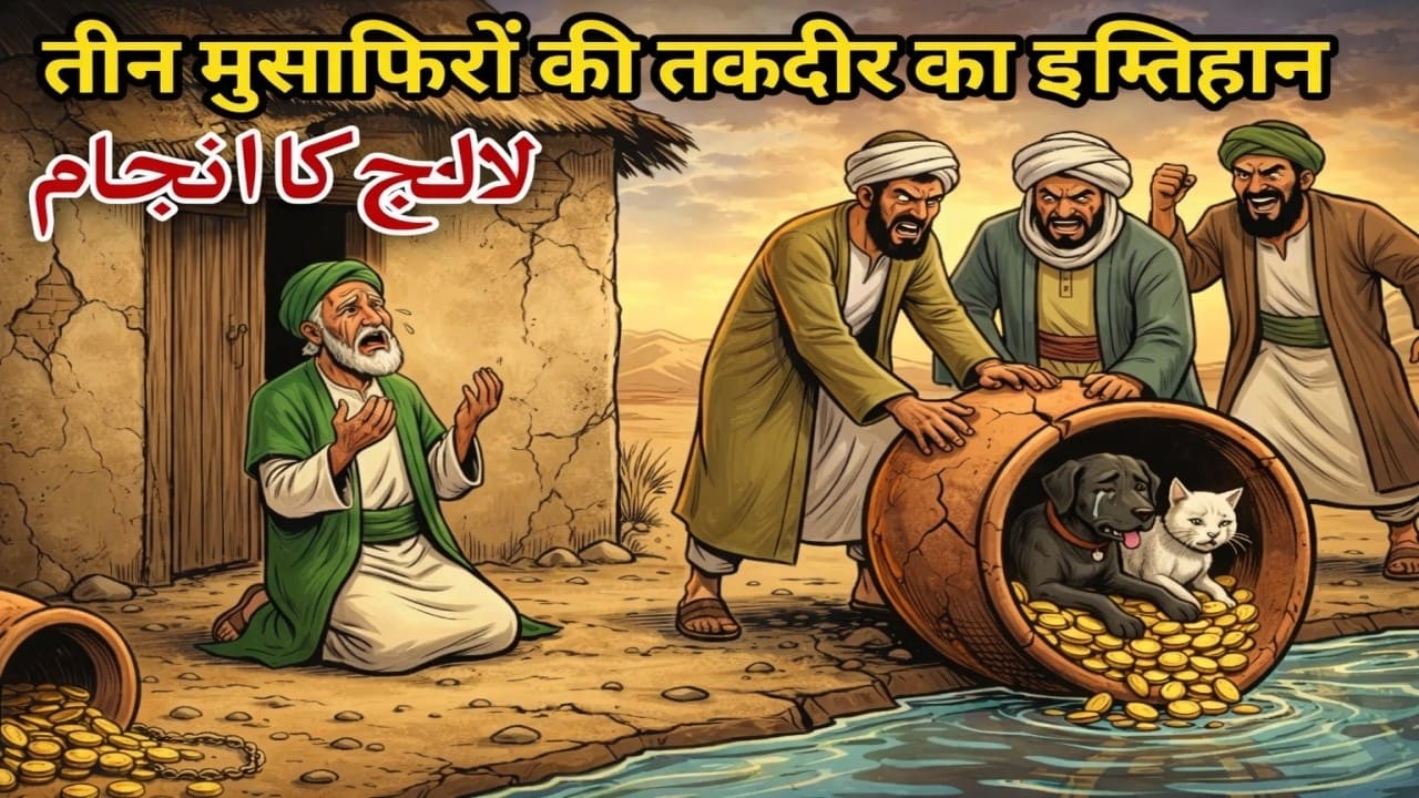 Teen Masafiron Ki Zindagi Ka Imtehan | Islamic Stories Moral #urdukahani #HindiKahani |