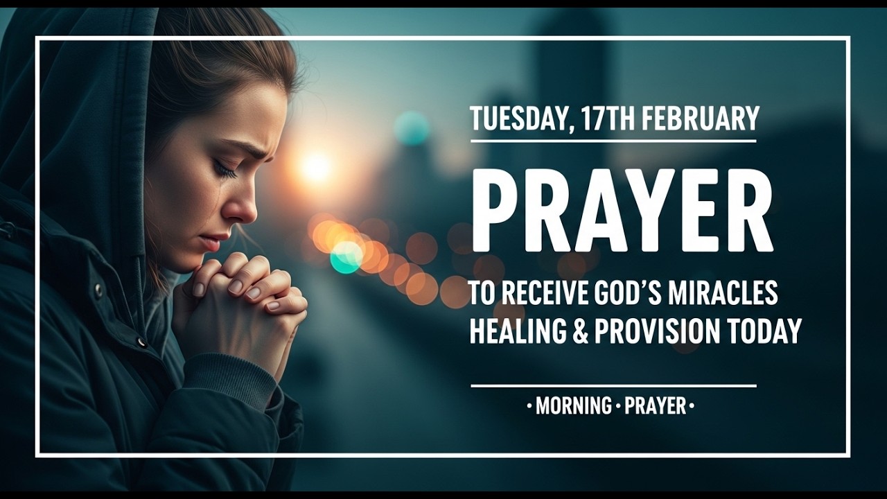 TUESDAY, 17TH FEBRUARY — PRAYER TO RECEIVE GOD’S MIRACLES, HEALING AND PROVISION TODAY