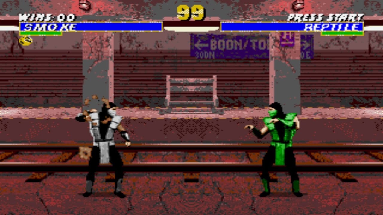 Ultimate MK3 [Genesis] - play as Human Smoke