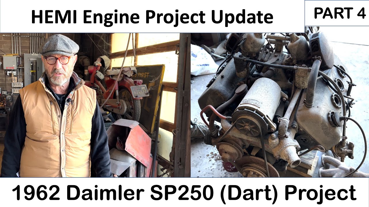 Daimler Dart / SP250 Hemi Engine Update. JB Donaldson Part 4