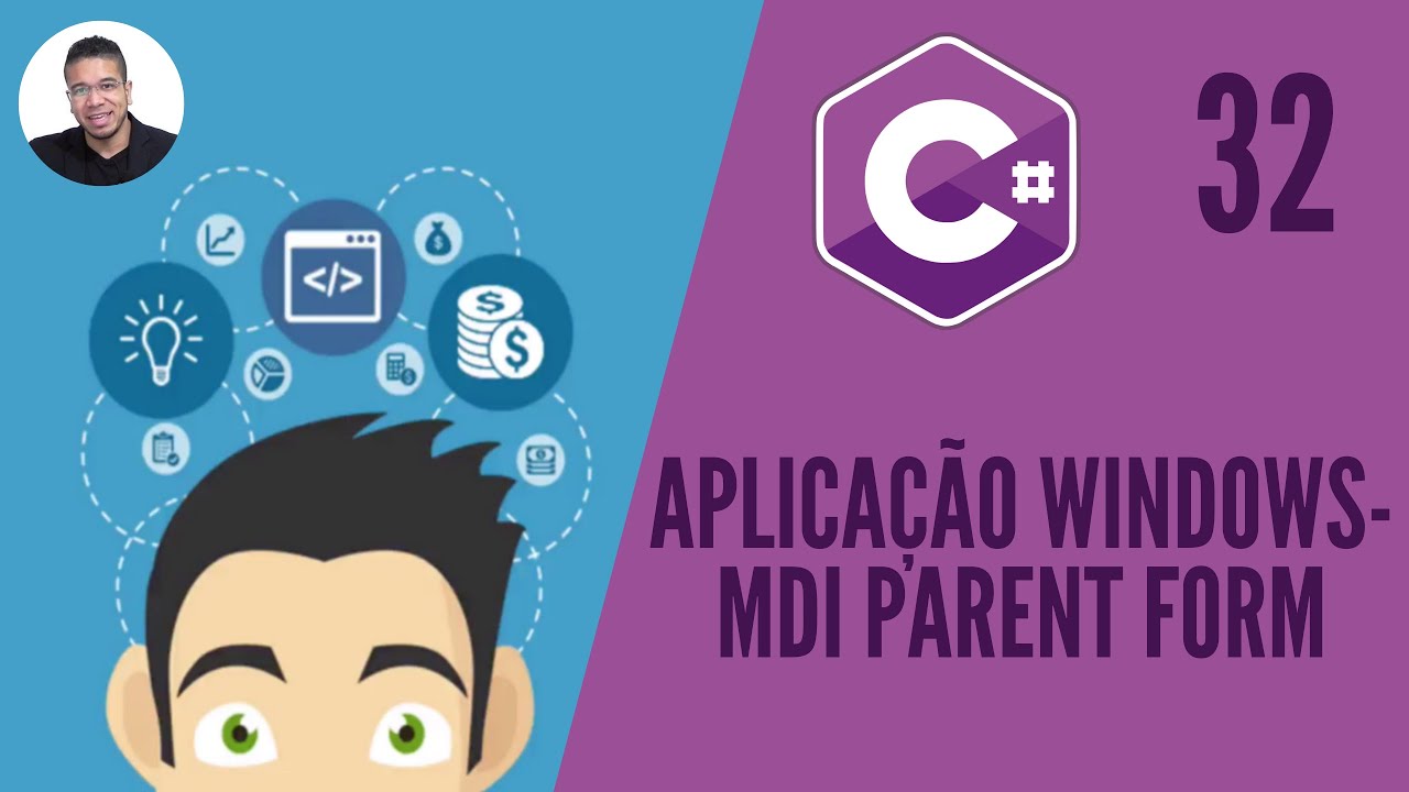 32 - (APLICAÇÃO WINDOWS - MDI PARENT FORM) - C# - TORNE-SE UM PROGRAMADOR