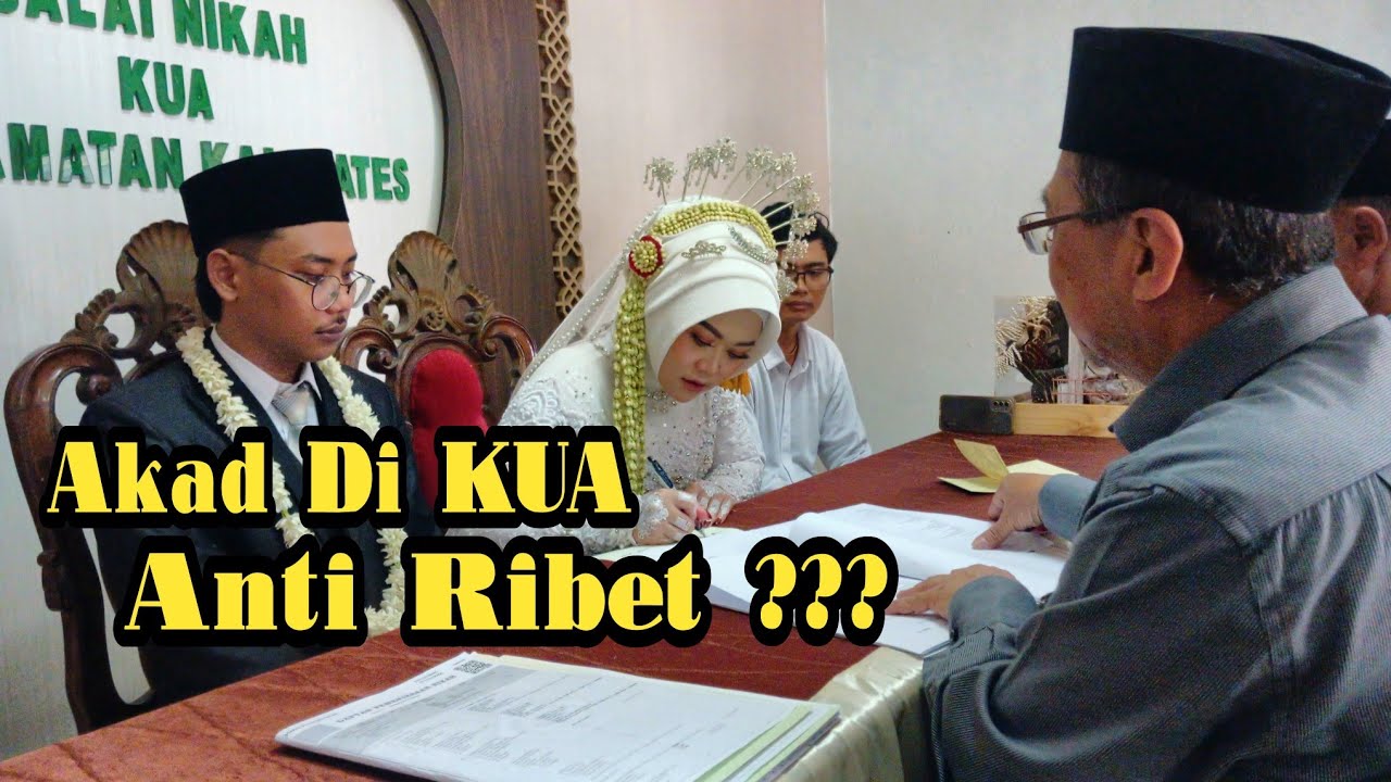 Prosesi Akad Nikah Di KUA 2025 | Kholis & Lisa | song : masbrivlog - Kita Satu Selamanya